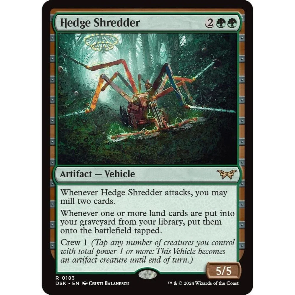 Hedge Shredder | DSK | 183 | NM/Rare | 030-MTG-R